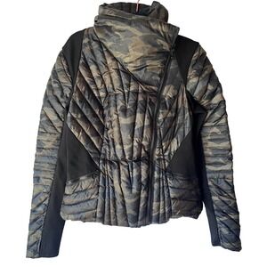Blanc Noir Camouflage Puffer Jacket